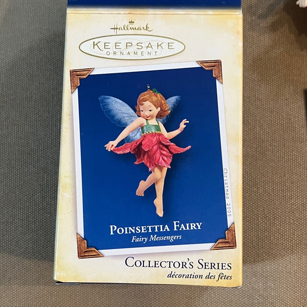 Poinsettia Fairy  1st in the Series 2095 Fairy Messenger - Picture 2 of 8
